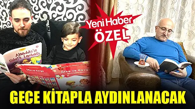 Gece kitapla aydınlanacak