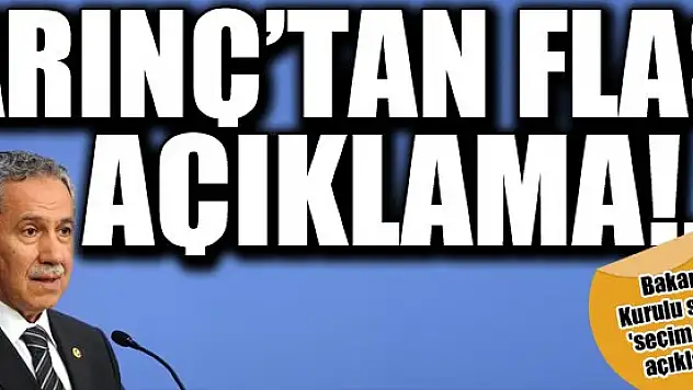 Bakanlar Kurulu sonrası 'seçim barajı' açıklaması