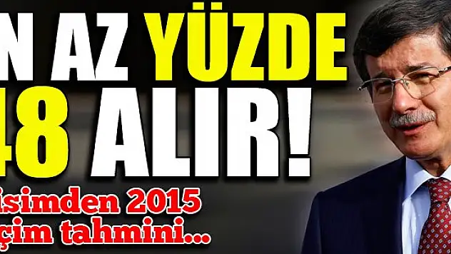 O isimden 2015 seçim tahmini...