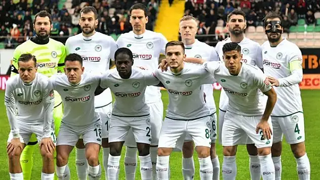 Konyaspor'un ilk 11'inde 4 değişiklik
