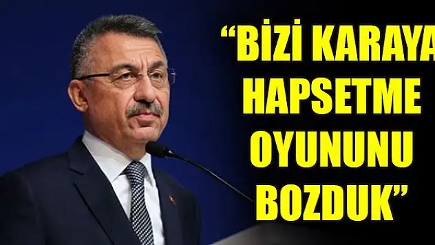 Oktay: Libya'yla olan anlaşma ile bizi karaya hapsetme oyununu bozduk