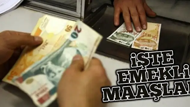 İşte emekli maaşları