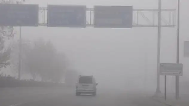 Konya'da yoğun sis