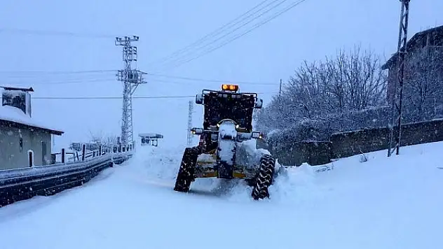 Selçuklu'da kar mesaisi