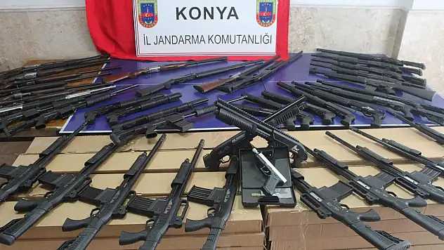 Konya'da silah operasyonu!