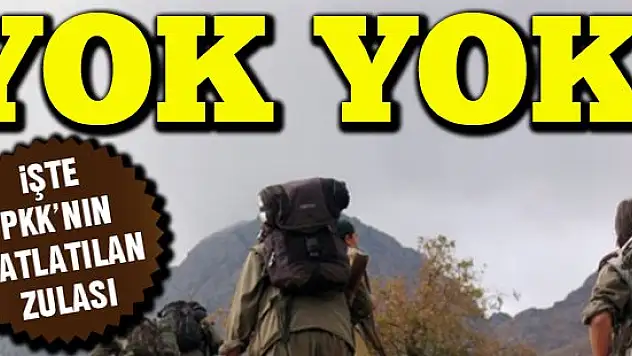 PKK'nın patlatılan zulasında yok yok