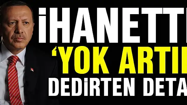 İhanette 'yok artık' dedirten detay