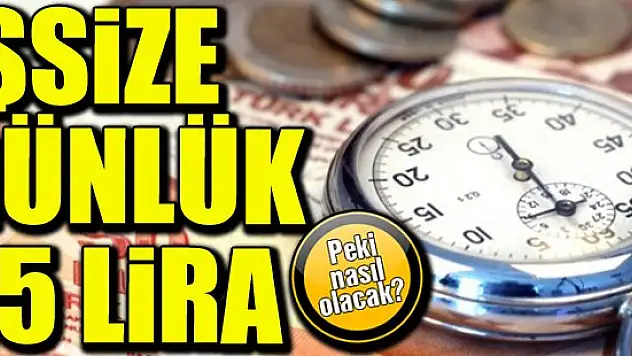 İşsize günde 25 lira