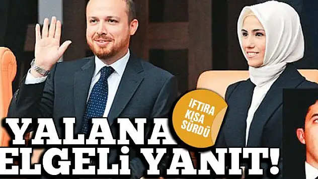 Erdoğan'ın çocukları hakkındaki yalana belgeli yanıt