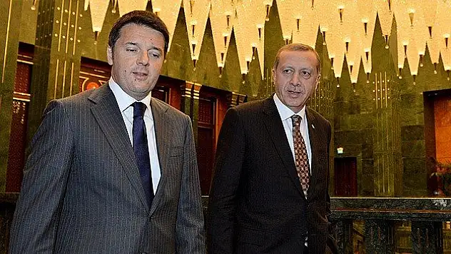 Cumhurbaşkanı Erdoğan Renzi'yi kabul etti