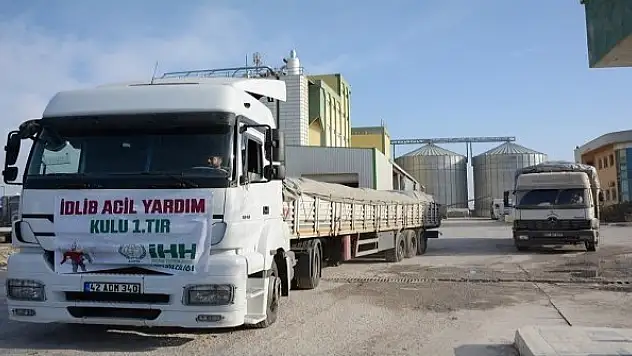 Kulu'dan İdlib'e kardeşlik köprüsü