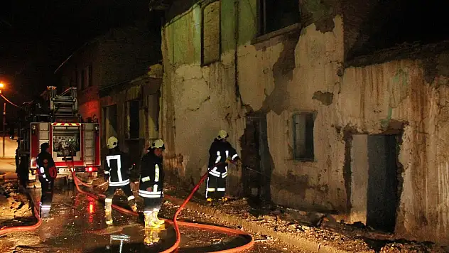 Konya'da yangın paniği