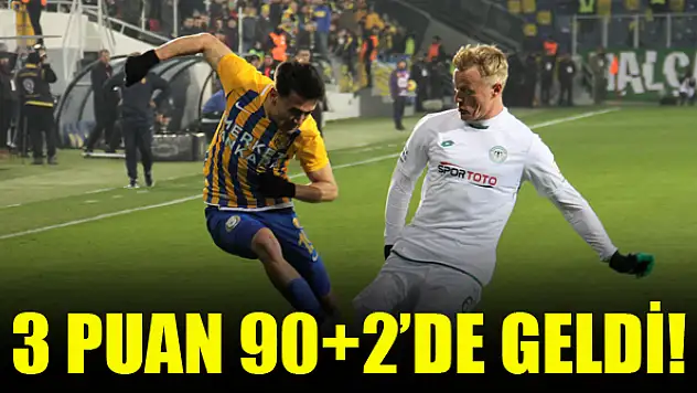 3 puan 90+2'de geldi! | MKE Ankaragücü 0-1 Konyaspor
