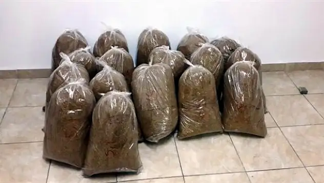 Silivri'de kaçak tütün operasyonu