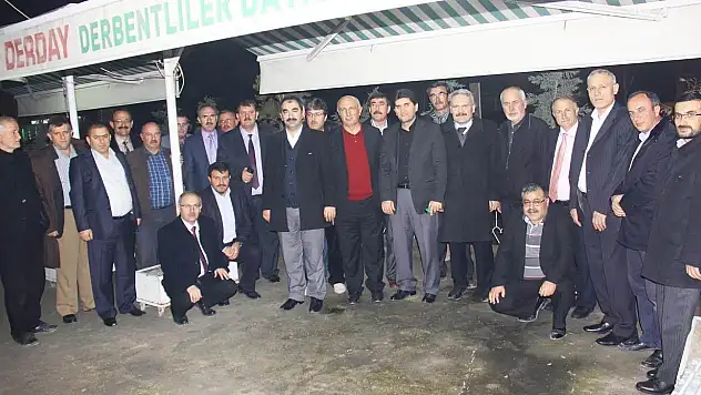 Derbentliler platformu üyeleri bir araya geldi