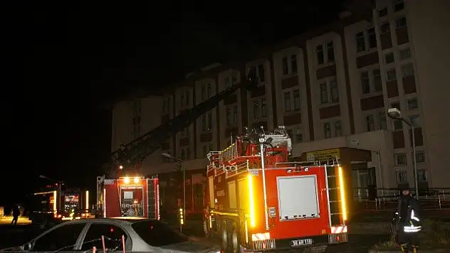 Siirt'te kız öğrenci pansiyonunda yangın