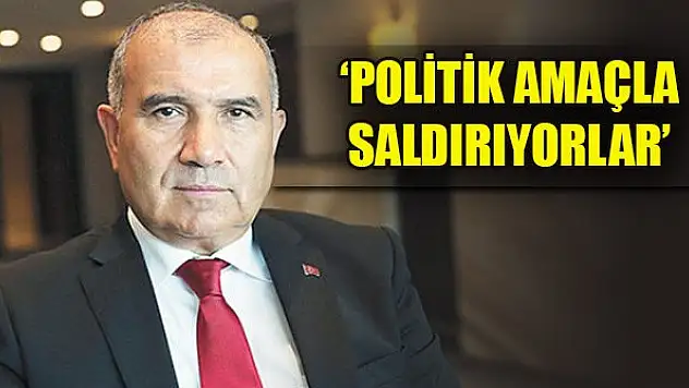 Ali Rıza Alaboyun: 'Politik amaçla saldırıyorlar'