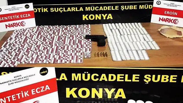 Konya'da uyuşturucu operasyonu