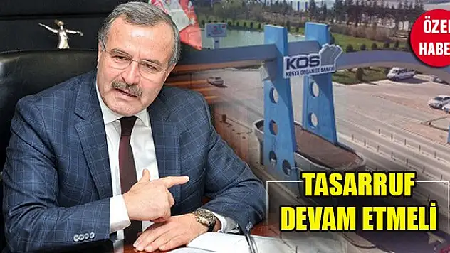 Tasarruf devam etmeli