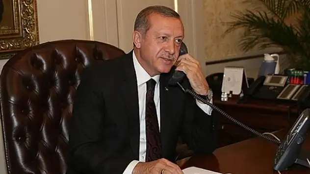 Erdoğan'dan tebrik telefonu