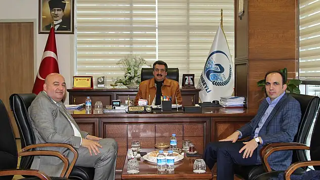 Başkan Altay'dan, Başkan Kale'ye ziyaret