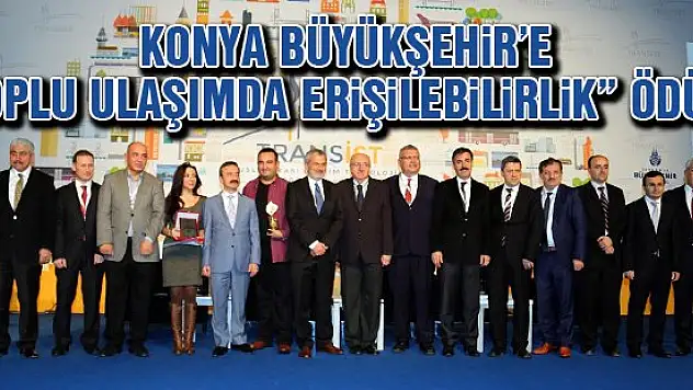 Konya Büyükşehir'e bir ödül daha