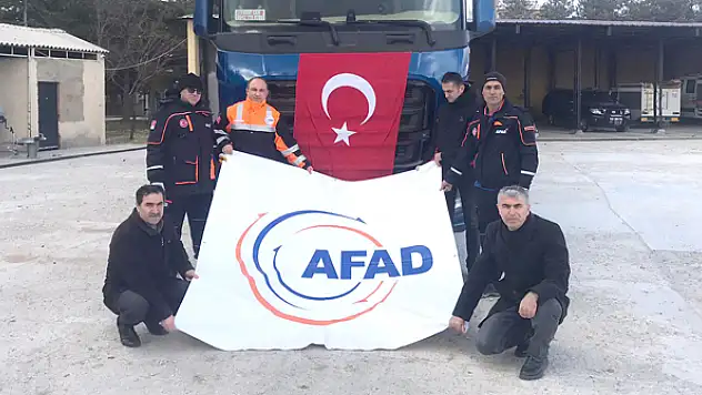Konya'dan Elazığ'a yardım
