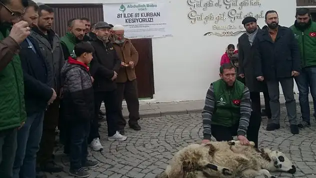 '81 İlde 81 Kurban' kesme projesi başladı
