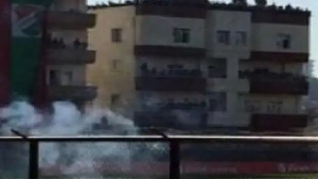 Cizre'de Torku Konyaspor kalecisine fişek atıldı!