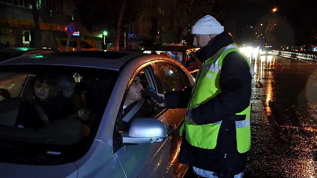 Konya'da sürücülere alkol kontrolü