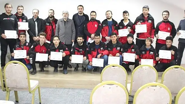 Elazığ kahramanlarına teşekkür belgeleri verildi