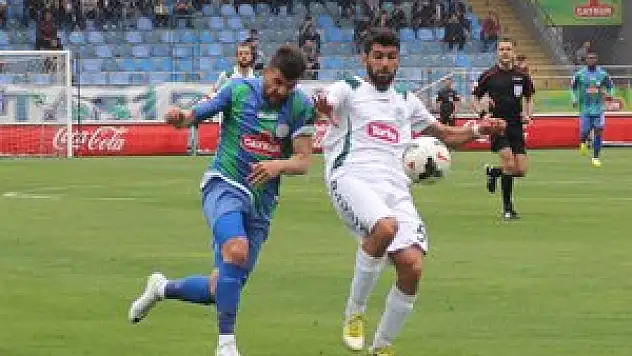 Torku Konyaspor Çaykur Rizespor ile berabere kaldı