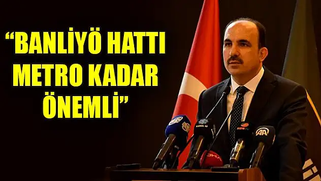 Altay: 'Banliyö hattı metro kadar önemli'