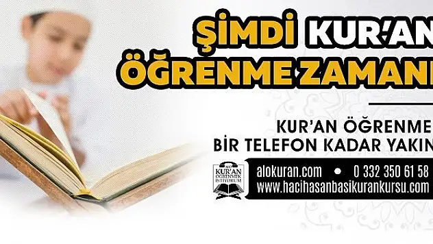 Hacı Hasanbaşı Kur'an Kursu Kur'an-ı Kerim öğretiyor