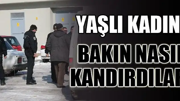 Telefon dolandırıcıları yaşlı kadını hedef seçti