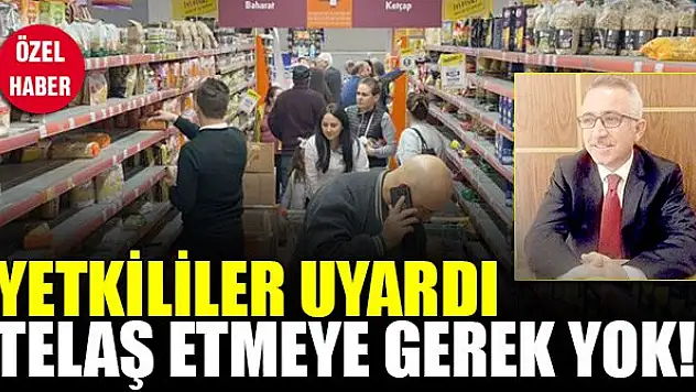 Telaş etmeye gerek yok!