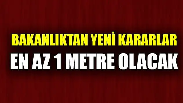 Sağlık Bakanlığı'ndan restoranlar için yeni kararlar: Masalar arası mesafe en az 1 metre olacak