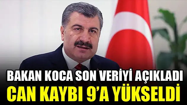 Türkiye'de koronavirüsten ölenlerin sayısı 9'a yükseldi