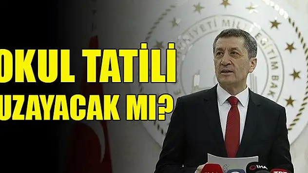 Okul tatili uzayacak mı? Milli Eğitim Bakanı Selçuk açıkladı