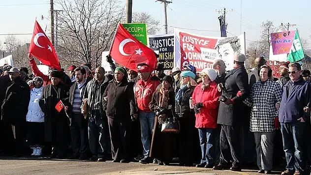 'Martin Luther King Günü'nde Türk bayrakları dalgalandı
