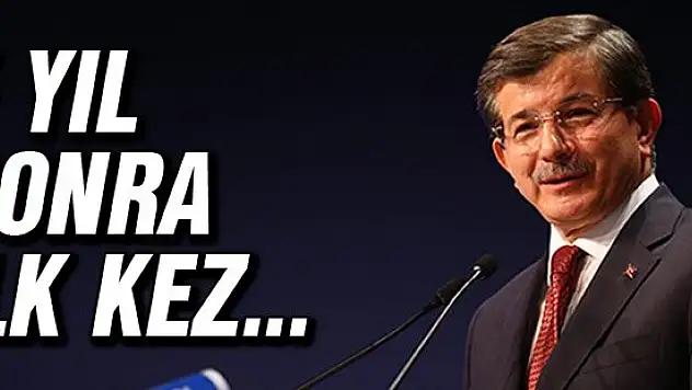 5 yıl sonra ilk! Davutoğlu bugün katılacak