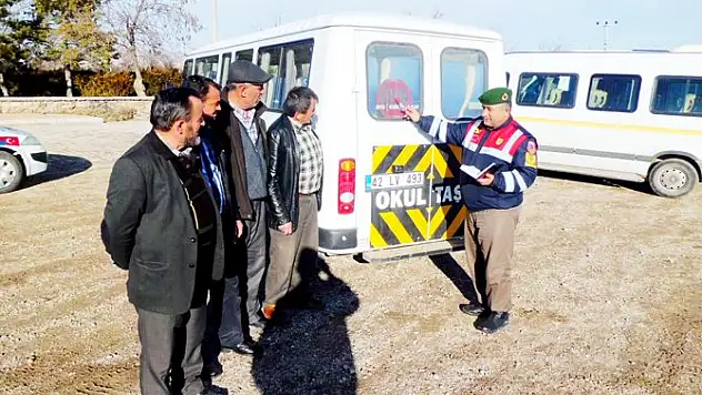 Meram Jandarma'dan servis şoförlerine eğitim