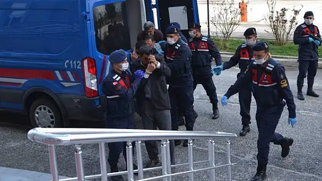 Konya'da hayvan hırsızları adliyeye sevk edildi