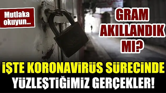 Koronavirüs sürecinde yüzleştiğimiz gerçekler hakkında Mehmet Toker'den ibretlik yazı