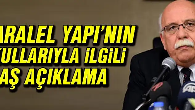 Bakan Avcı'dan Paralel Yapı'nın okullarıyla ilgili flaş açıklama