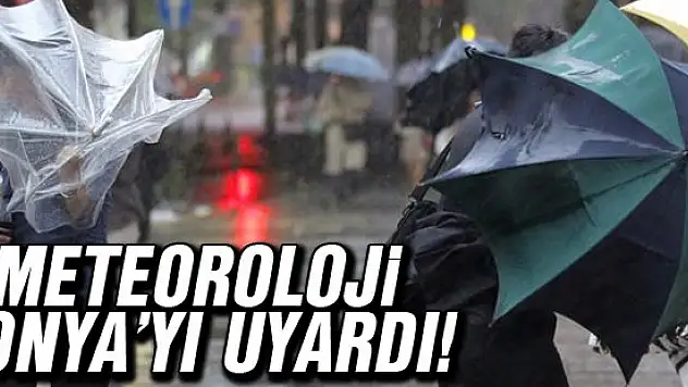 Kuvvetli rüzgar uyarısı