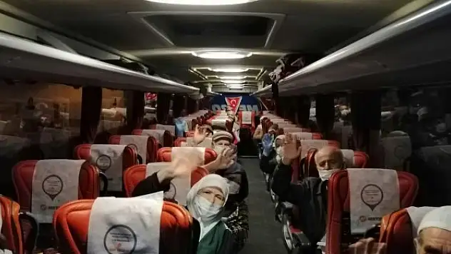 Konyada'ki umrecilerden duygu dolu sözler