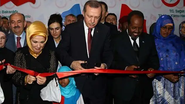 Erdoğan Somali'de hastane açılışı yaptı