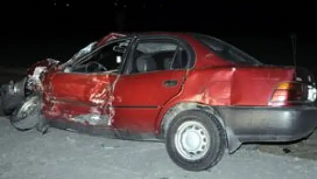 Kazada ağır yaralanan sürücü hayatını kaybetti