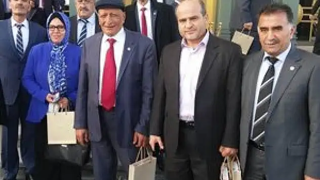 Konyalı muhtarlar Cumhurbaşkanlığı Sarayı'nda